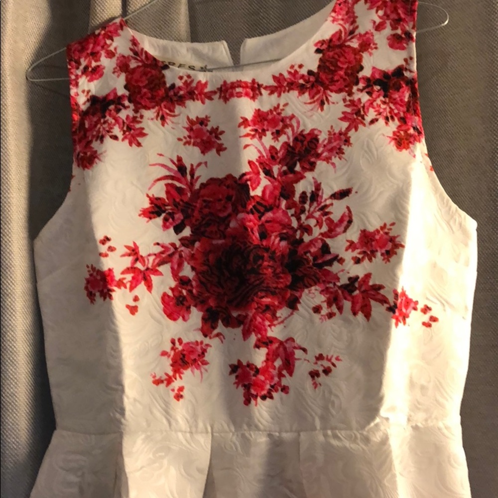 Floral Fit & Flare dress 👗